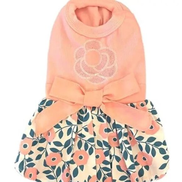 Cherry Blossoms Dog Dress - Picture 1 of 2